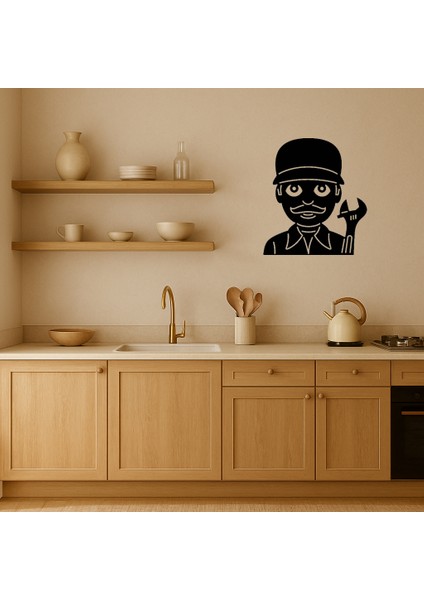Tamirci Erkek Emoji Dekoratif Tablo - PHN3413-3484 fiyatları