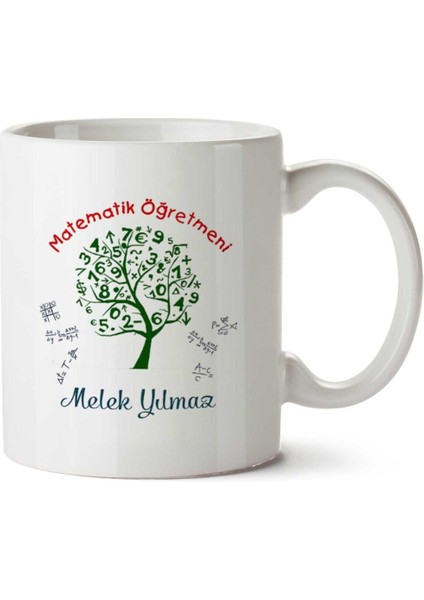 Kişiye Özel Matematik Öğretmeni (7) Kupa Bardak