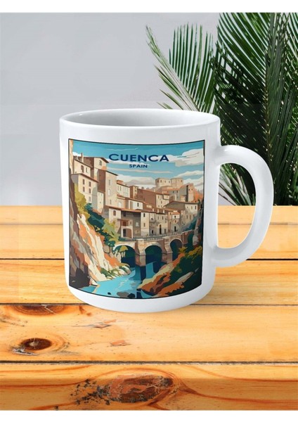 Cuenca Baskılı Kupa Bardak Kişiye Özel Desen