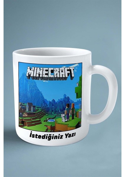 Minecraft Oyun Baskılı Kupa Bardak Çift Taraflı Kişiye Özel Model 3 fiyatları