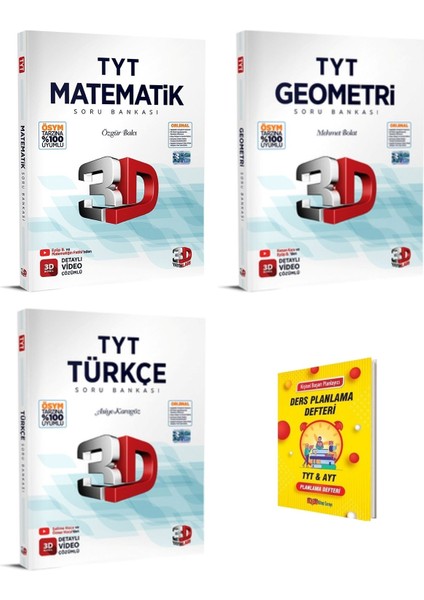 TYT Matematik Geometri ve Türkçe Soru Bankası - Telefon Tutucu