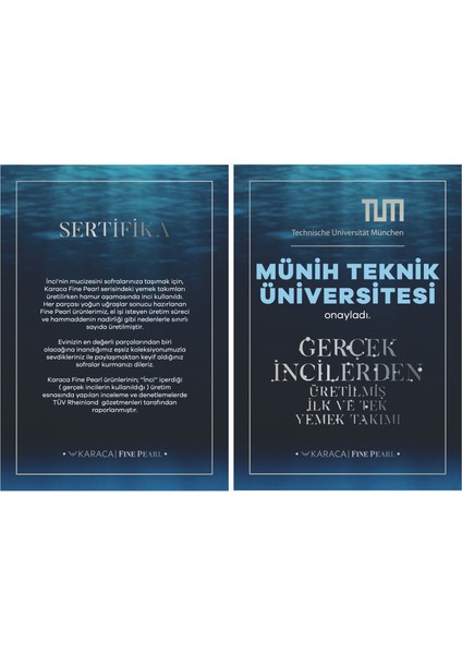 Fine Pearl Node 26 Parça 6 Kişilik Kare İnci Kahvaltı/Servis Takımı