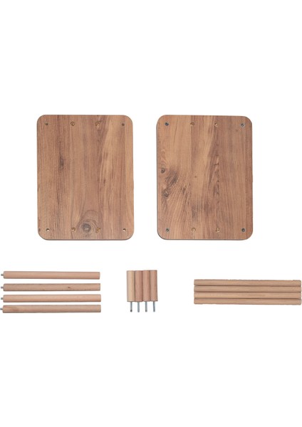 YPR Wood Tekli Komodin- Ahşap 30X40X43 Demonte