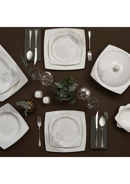 Fine Bone Together Alone 60 Parça 12 Kişilik Yemek Takımı fiyatları