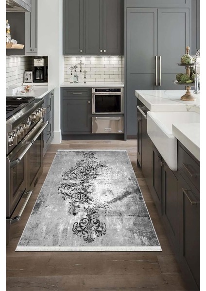 Mutfak Halısı – Kaymaz Dot Tabanlı, Yumuşak Dokulu, Yıkanabilir, Modern Tasarım (0241)