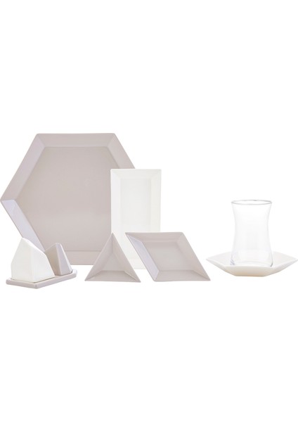 Forever Bone Puzzle 28 Parça 6 Kişilik Kahvaltı Takımı fiyatları