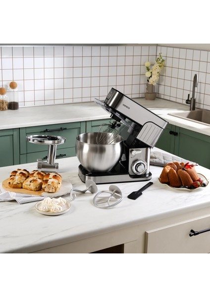 Inoxchef Pro Hamur Yoğurma Makinesi 1300W 7L