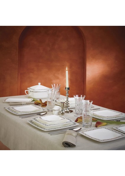 Fine Pearl Trove 62 Parça 12 Kişilik İnci Yemek Takımı