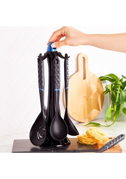 Diamond Blue 6 Parça Standlı Servis Seti fiyatları