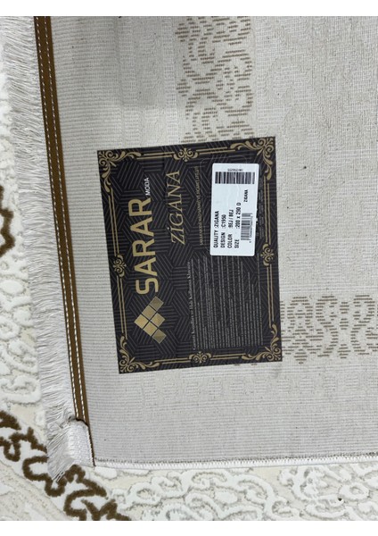 Sarar Moda Halı Zigana Kalitesi Saçaklı Göbek,çerçeve Desenli Salon,oturma,mutfak Modern Dokuma Halısı indirimleri