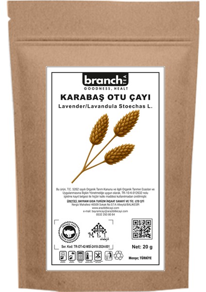 Brach Organik Doypack Karabaş Ada Çayı