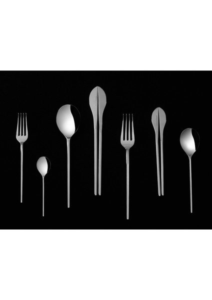 316 Premium Kapadokya Platin 12 Kişilik 84 Parça Çatal Kaşık Bıçak Takımı modelleri