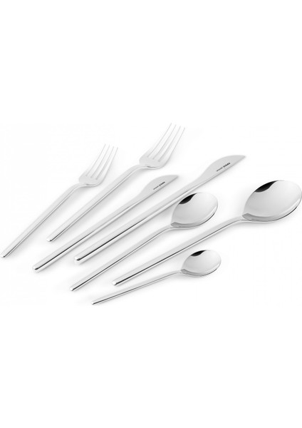 316 Premium Kapadokya Platin 12 Kişilik 84 Parça Çatal Kaşık Bıçak Takımı