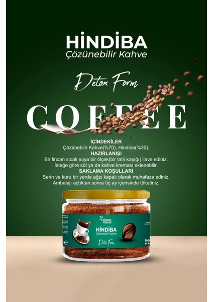 Hindiba Kahvesi Çözünebilir 100 Gr. indirimleri