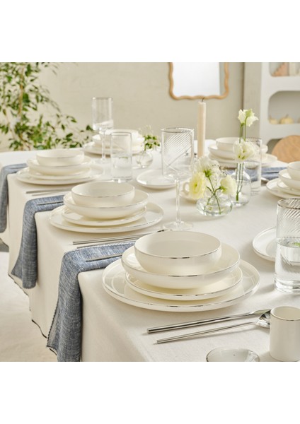 Red Carpet Collection Stream Bone Merope 53 Parça 12 Kişilik Yemek Takımı Platin modelleri