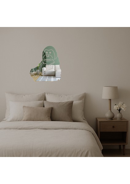 Orangutan Emoji Dekoratif Aynalı Tablo - LORCE4407-9793 fiyatları