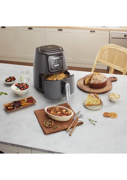 Air Pro Cook Xl 2 In 1 Konuşan Airfryer Walnut Brown