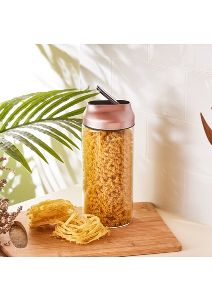 Dimple Rosegold Cam Saklama Kabı - L