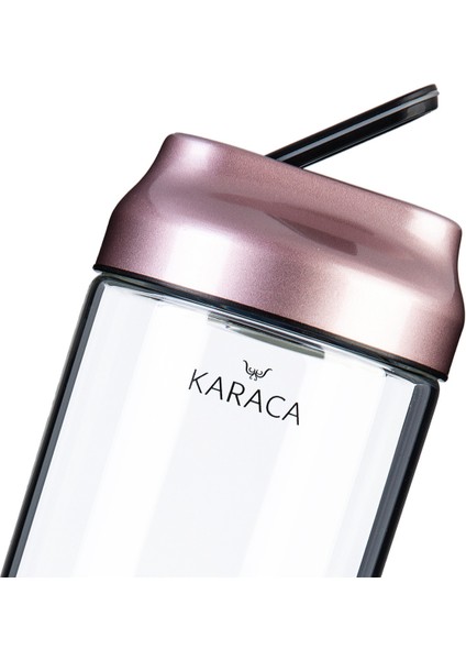 Dimple Rosegold Cam Saklama Kabı - L modelleri