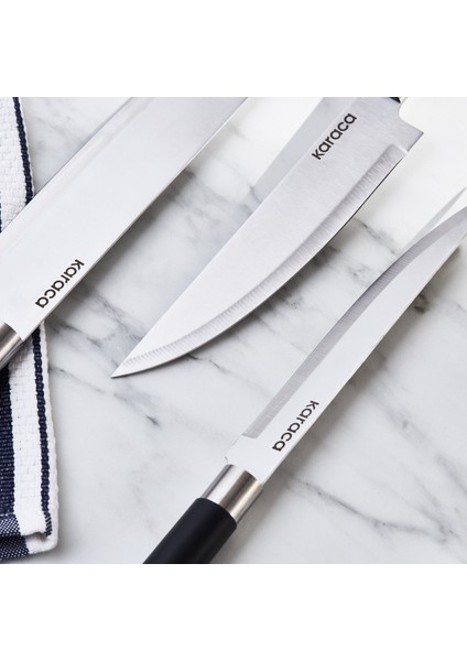 Black Force Satırlı 6 Parça Mutfak Bıçak Seti fırsatları