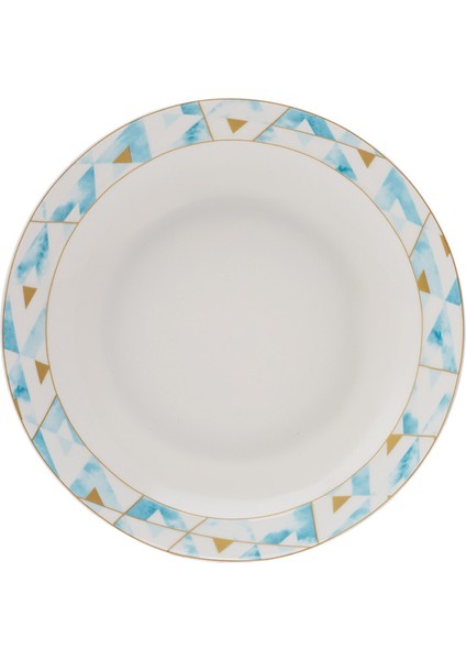 Aqua 24 Parça 6 Kişilik Porselen Yemek Takımı