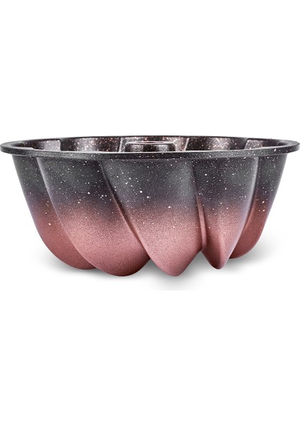 Nevera Degradeli Döküm Kek Kalıbı 26 Cm Rose Gold