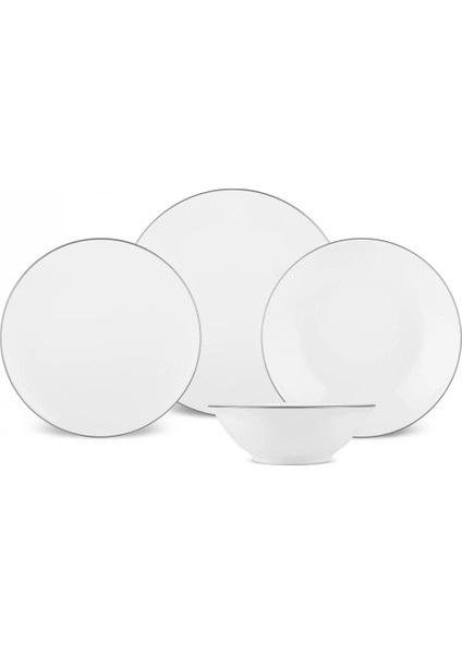 Vera Platin 24 Parça 6 Kişilik Yemek Takımı