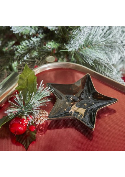 New Year Star Dekoratif Tabak 15 cm fiyatları