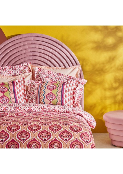 Cordelia Saten Çift Kişilik Nevresim Takımı Turuncu modelleri