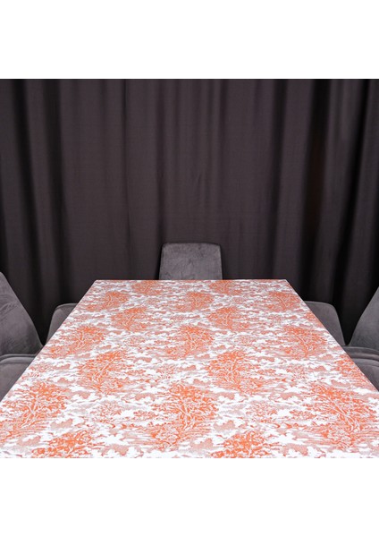 Yüksek Kaliteli Desenli 160 x 240 Masa Örtüsü Açık Kahverengi Ağırlıklı indirimleri