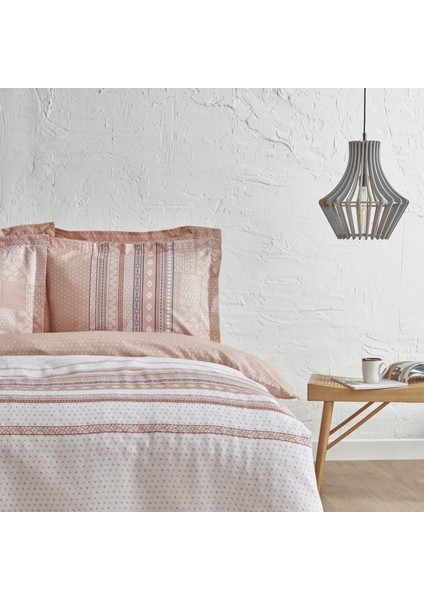 Keira Summer Set Çift Kişlik Pikeli Takımı Somon modelleri