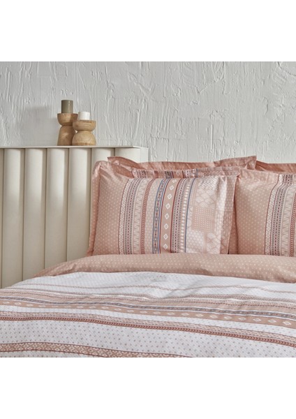 Keira Summer Set Çift Kişlik Pikeli Takımı Somon fırsatları