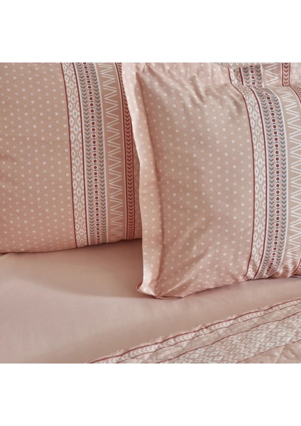 Keira Summer Set Çift Kişlik Pikeli Takımı Somon