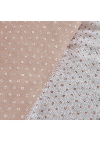 Keira Summer Set Çift Kişlik Pikeli Takımı Somon