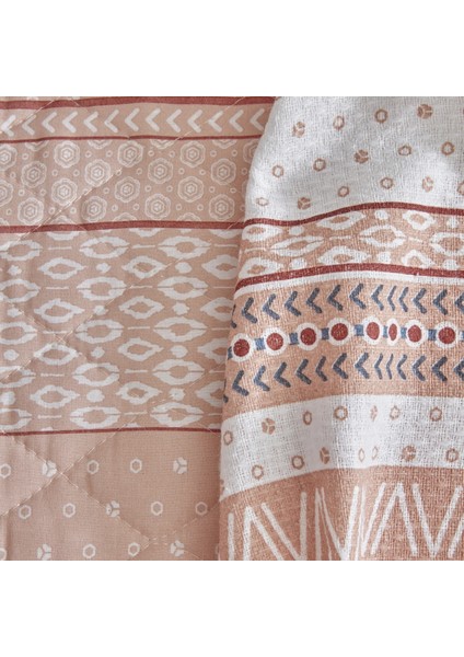 Keira Summer Set Çift Kişlik Pikeli Takımı Somon