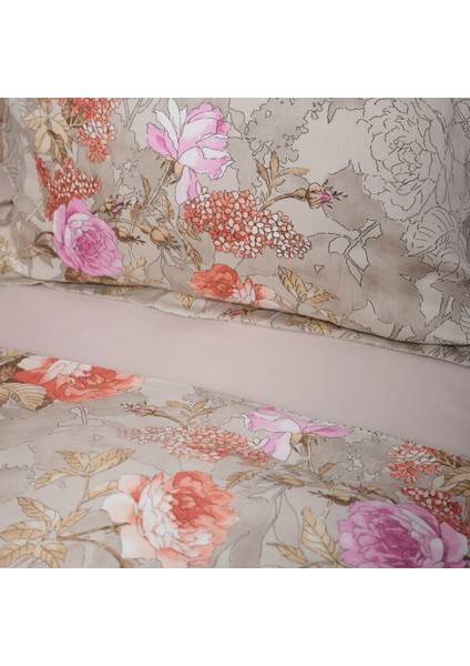 Tresna Gri Çift Kişilik %100 Pamuk Saten Nevresim Takımı fırsatları