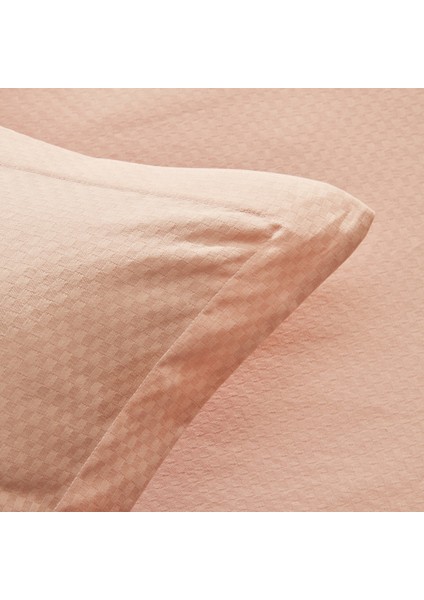 Fierra %100 Pamuk Çift Kişilik Nevresim Takımı Pudra fırsatları