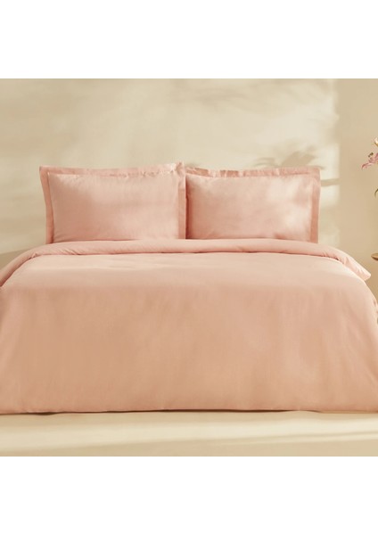Fierra %100 Pamuk Çift Kişilik Nevresim Takımı Pudra