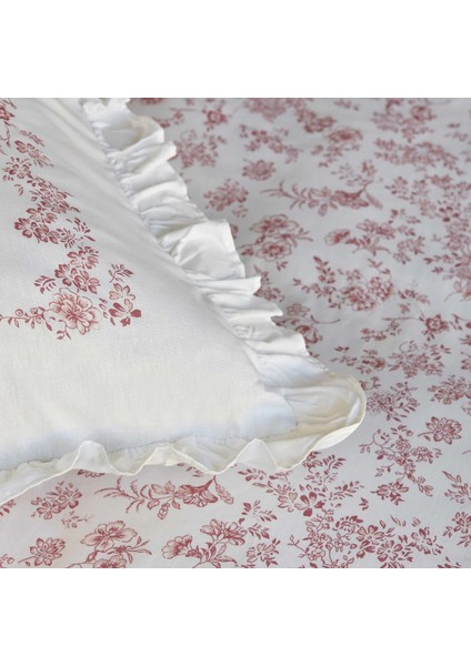 Versay Çift Kişilik Percale Nevresim Takımı Pembe