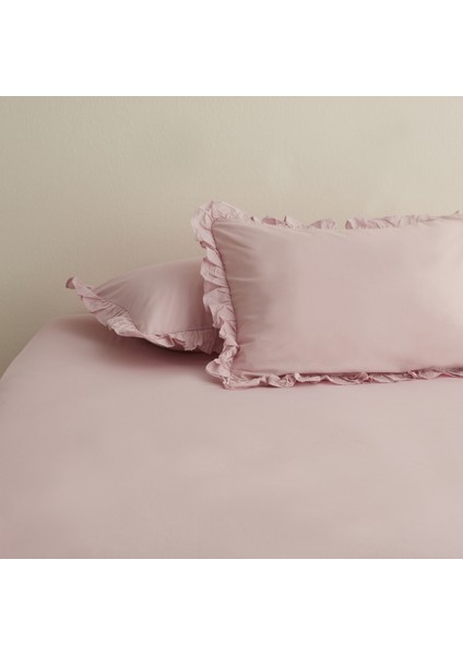 Basic 2'li Yastık Kılıfı Pudra