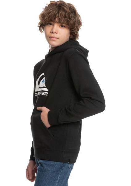 Big Logo Youth Erkek Çocuk Sweatshirt Siyah