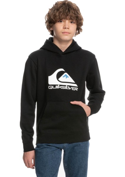 Big Logo Youth Erkek Çocuk Sweatshirt Siyah