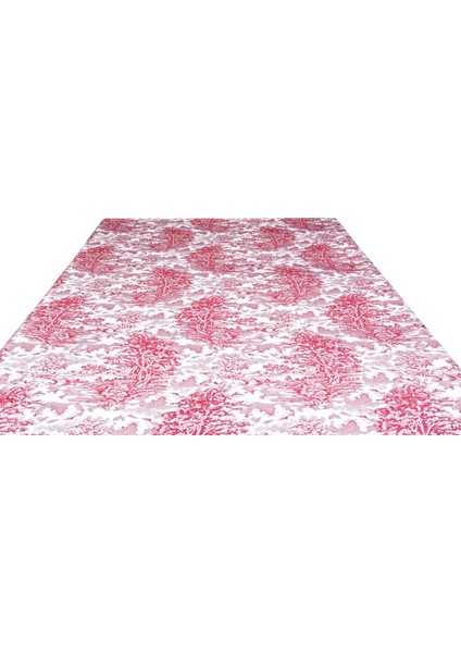 Yüksek Kaliteli Desenli Jakarlı Dokuma Kumaş 160 x 240 Masa Örtüsü Bordo Ağırlıklı fiyatları