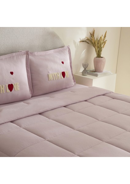 With Love Çift Kişilik Comfort Set Pembe modelleri