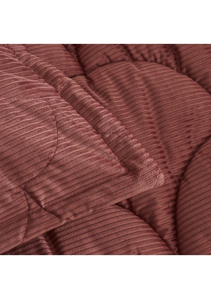 Cowrie Çift Kişilik Luxury Comfort Set Gül Kurusu