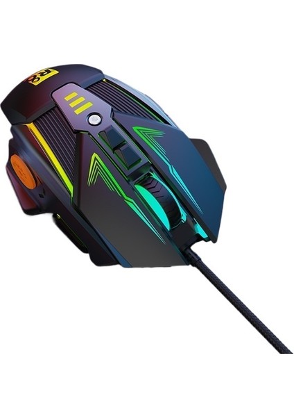 Mekanik Fare Kablolu Bilgisayar Dizüstü Oyun Makro Tanımı Renkli Optik Fare (Yurt Dışından) fırsatları