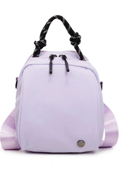 Hafif, Su Geçirmez ve Minimalist Çanta/tek Omuzlu Torba. Yeni Kadın Çantasında Çok Yönlü Bir Tasarıma Sahip, Kombi Rengi: Mor/boyut: 15 Inç (Yurt Dışından)
