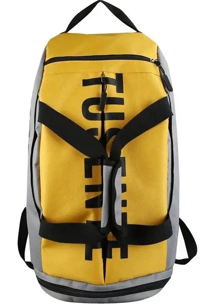 Büyük Kapasiteli Sırt Çantası Çok Fonksiyonlu Su Geçirmez Seyahat Paketi Ayakkabı Deposu Spor Spor Çantası Kadınlar Spor Omuz Çantaları Renk: Sarı (Yurt Dışından)