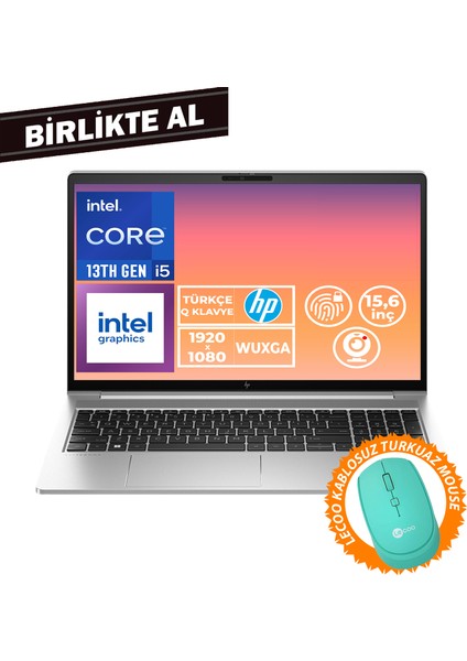Elitebook 650 G10 I5-1335U 16GB 512GB SSD 15.6" Fhd Freedos Taşınabilir Bilgisayar + Mouse B2PK5ES 040 fiyatları