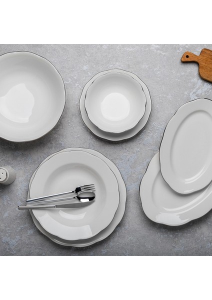 AR038031 Passion Silver 30 Parça Yemek Takımı